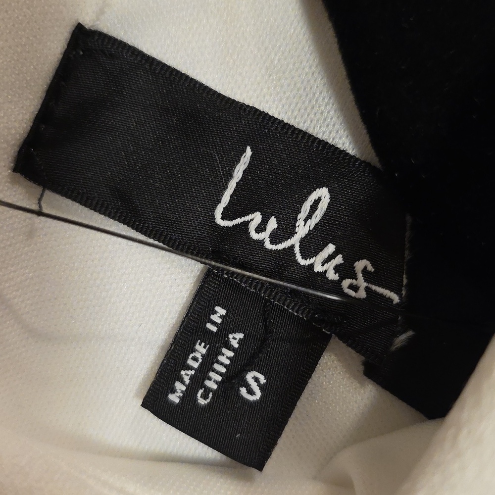 Lulus Headed to Cocktail Hour White Halter Tulip Mini Dress, Size Small - Picture 13 of 15